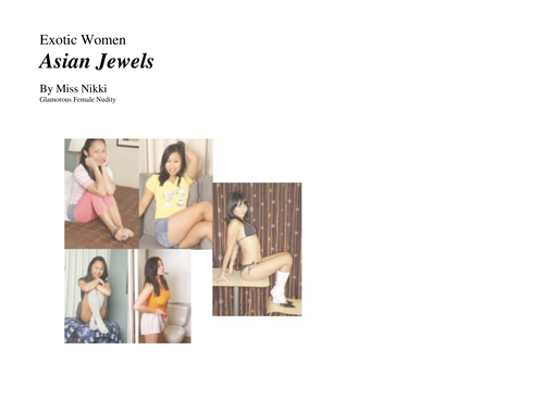 Nude Female Photo eBook Exotic Women- Asian Jewels 
